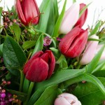 Boeket Dani rood-roze