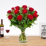 Boeket Romy rood